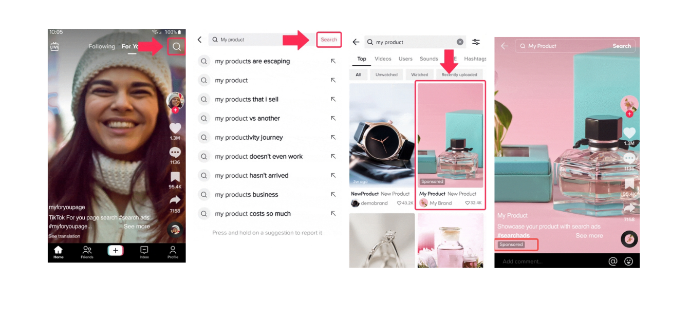 TikTok Search Ads Campaign VS TikTok Search Ads Toggle