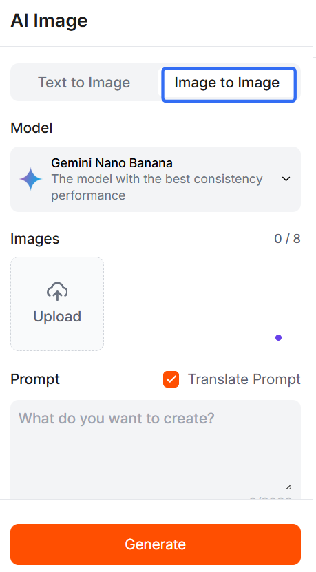 Step-by-Step Guide for Using Nano Banana on Short AI
